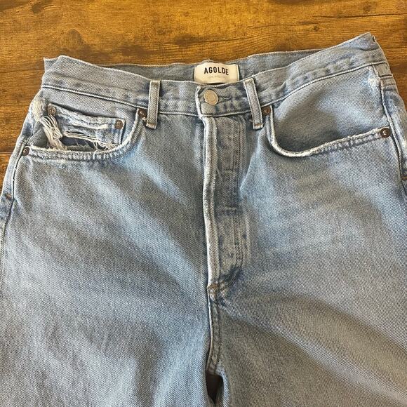 AGOLDE | 90's mid rise loose fit in Captured Distressed | Size 27 - Picture 4 of 12